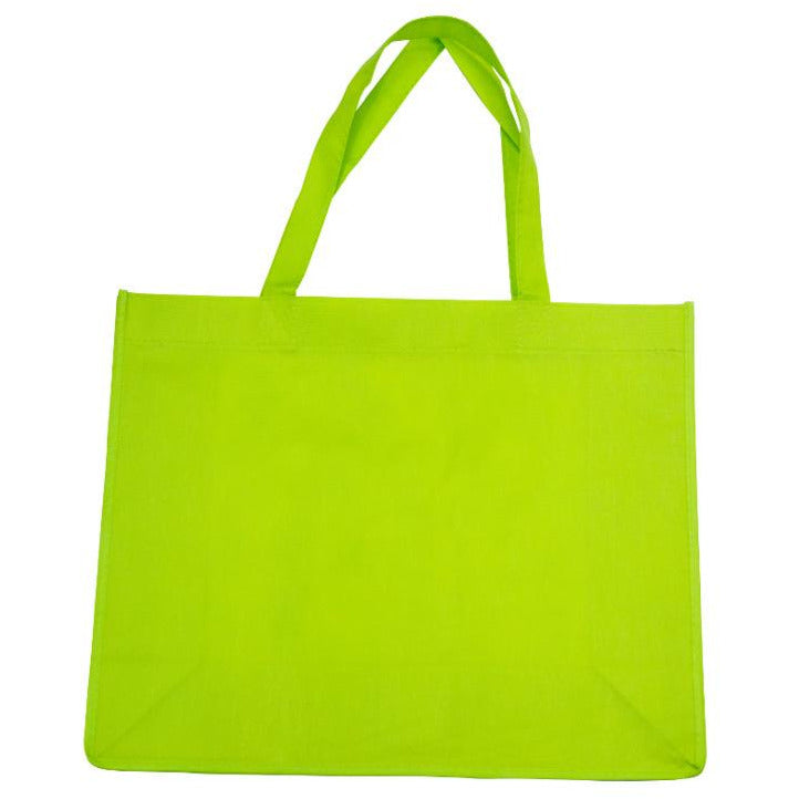 Reusable Nonwoven Loud Lime Bag - Large