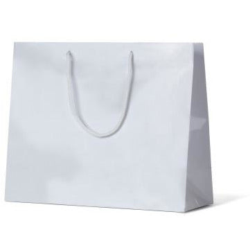 Laminated Gloss Madison Paper Bag - White Landscape
