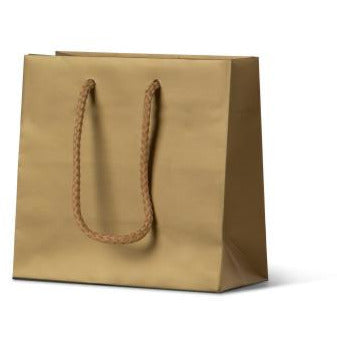 Laminated Matte Petite Paper Bag - Gold