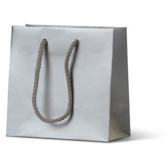 Laminated Matte Petite Paper Bag - Metallic Bronze Platinum Bg