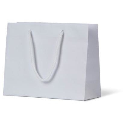 Laminated Matte Petite Paper Bag - White