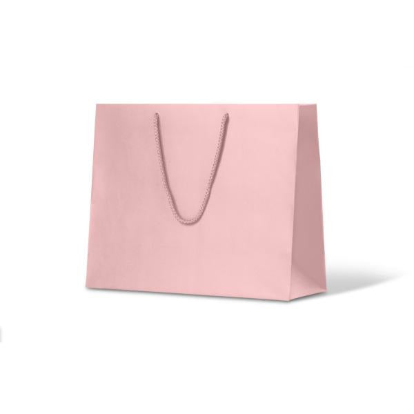 Laminated Matte Madison Paper Bag - Pastel Pink