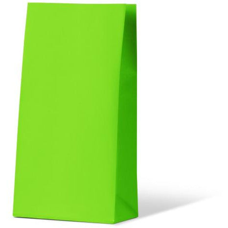 Loud Lime Coloured Gift Paper Bag - Medium