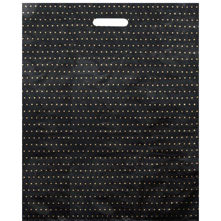 Black/Gold Dots HDPE - Extra Large