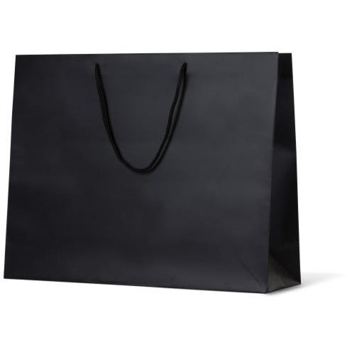 Laminated Matte Galleria Paper Bag - Black Landscape