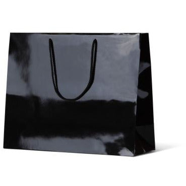 Laminated Gloss Madison Paper Bag - Black